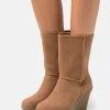 Anna Field Winter Boot - Enkellaarsjes Met Sleehak - Cognac 2 Anna Field Winter Boot - Enkellaarsjes Met Sleehak - Cognac -Schoenenwinkel 0a0e208641da49138277589d1dfc661b