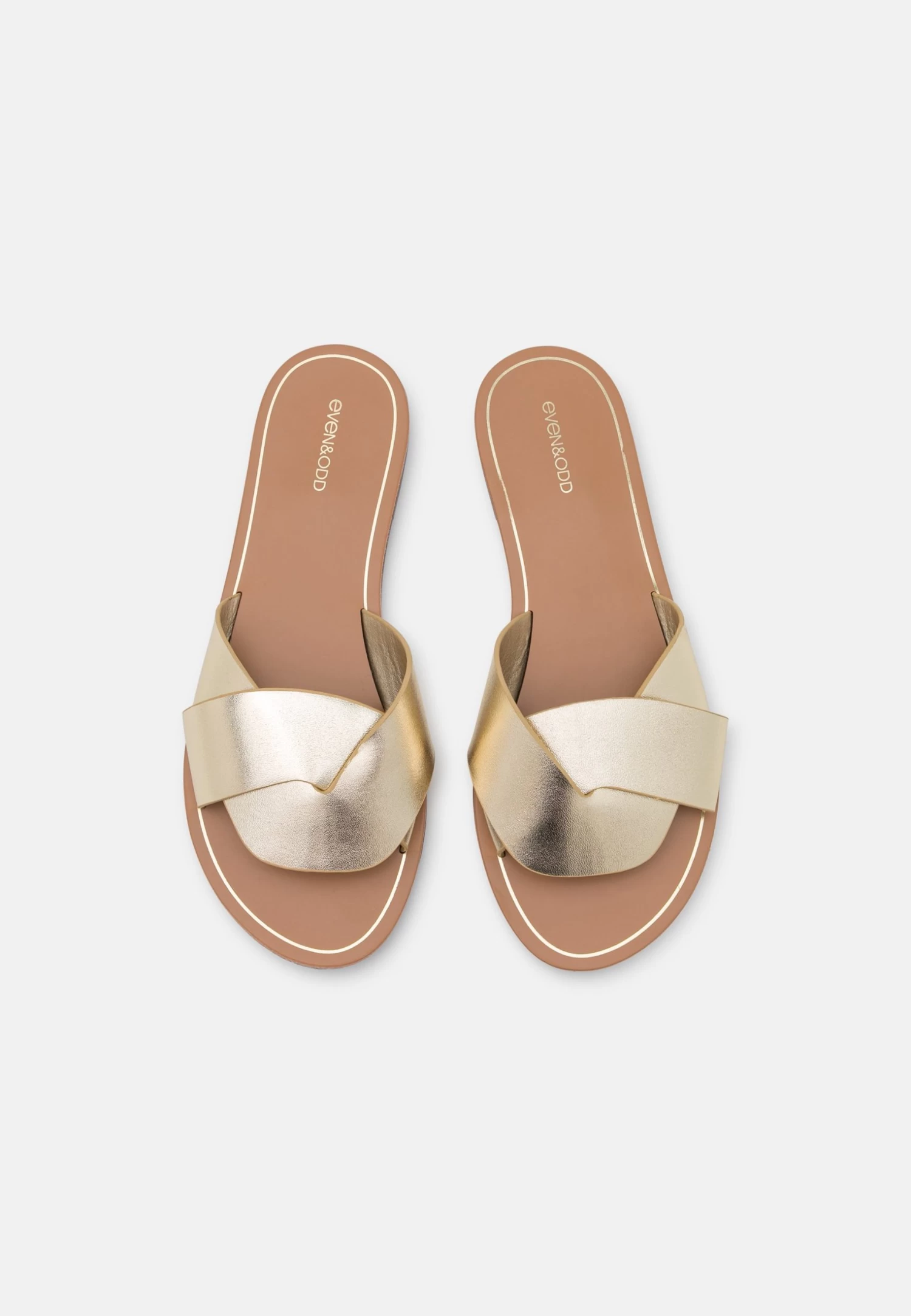 Even&Odd Muiltjes - Gold 8 Even&Odd Muiltjes - Gold - Afbeelding 6