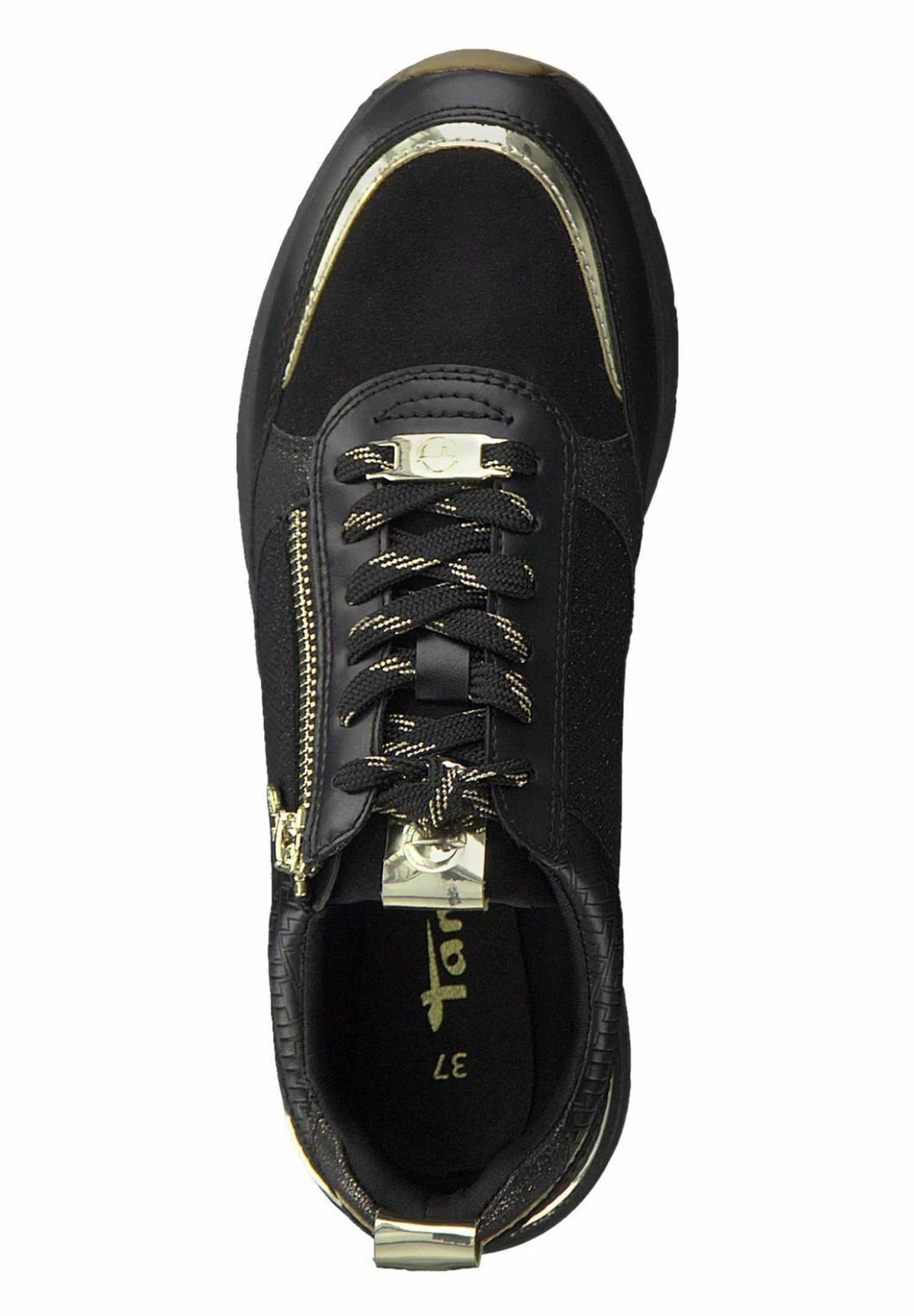 Tamaris Sneakers Laag - Black Gold 5 Tamaris Sneakers Laag - Black Gold - Afbeelding 3