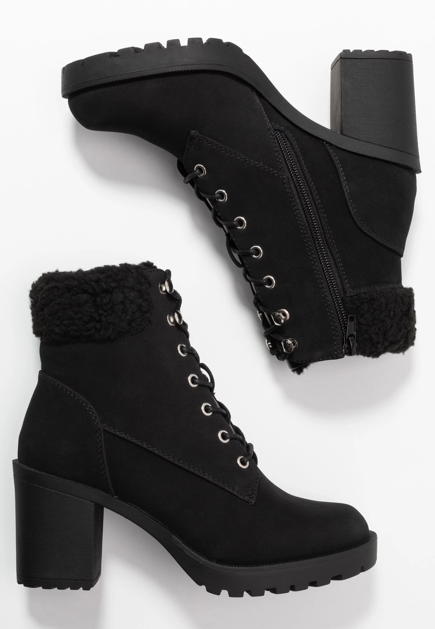 Anna Field Winter Boot - Enkellaarsjes Met Plateauzool - Black 5 Anna Field Winter Boot - Enkellaarsjes Met Plateauzool - Black - Afbeelding 4