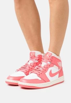 Schoenenwinkel 26 Air Jordan 1 Mid - Sneakers Hoog - White/Sea Coral/Atmosphere/Sail