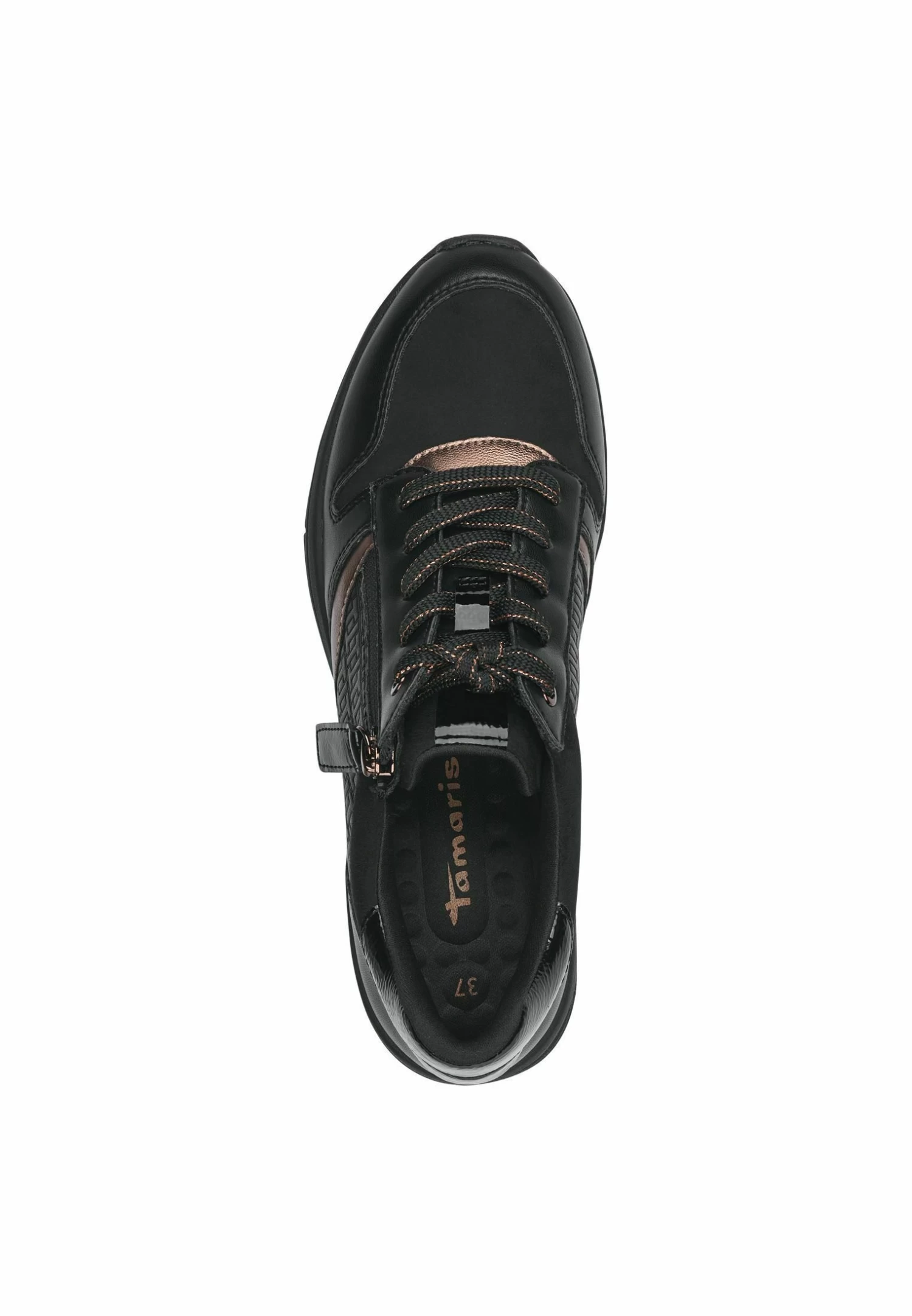 Tamaris Sneakers Laag - Black Copper 5 Tamaris Sneakers Laag - Black Copper - Afbeelding 3