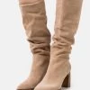 Anna Field Leather - Laarzen - Beige -Schoenenwinkel 21ef302b23a44ac09a5c7db881e9879a