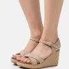 Anna Field Leather - Sandalen Met Hoge Hak - Grey 1 Anna Field Leather - Sandalen Met Hoge Hak - Grey -Schoenenwinkel 3d1ad21c84a242f4a6d83de655711570