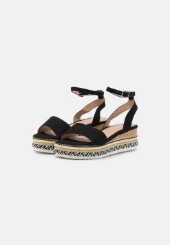Anna Field Sandalen Met Plateauzool - Black -Schoenenwinkel 4367457f5775466daf5e2c9484e544e2