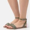 Anna Field Leather - Sandalen - Khaki -Schoenenwinkel 4b9fe92e8f9e4660af1bb02bfd4a570c