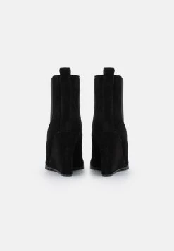 Anna Field Leather Winter Boot - Enkellaarsjes Met Hoge Hak - Black -Schoenenwinkel 5a8910ef403341379dc49d1a43d1499f