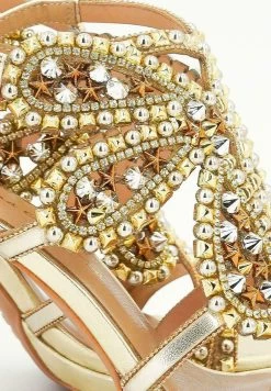 Alma En Pena Burano - Sandalen Met Hoge Hak - Gold 10 Alma En Pena Burano - Sandalen Met Hoge Hak - Gold -Schoenenwinkel 76a8b91dcf234219bedb7d68900bb19d