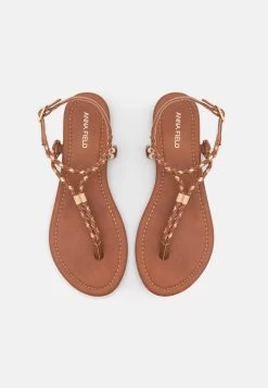 Anna Field Teensandalen - Cognac/Gold -Schoenenwinkel 7c596d3d4dd6464c819a2b72b8deb71f