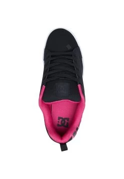 DC SHOES Court Graffik - Sneakers Laag - Black/Pink Stencil -Schoenenwinkel 869cf91cfdae45ac828dc6a7a12cb0d7