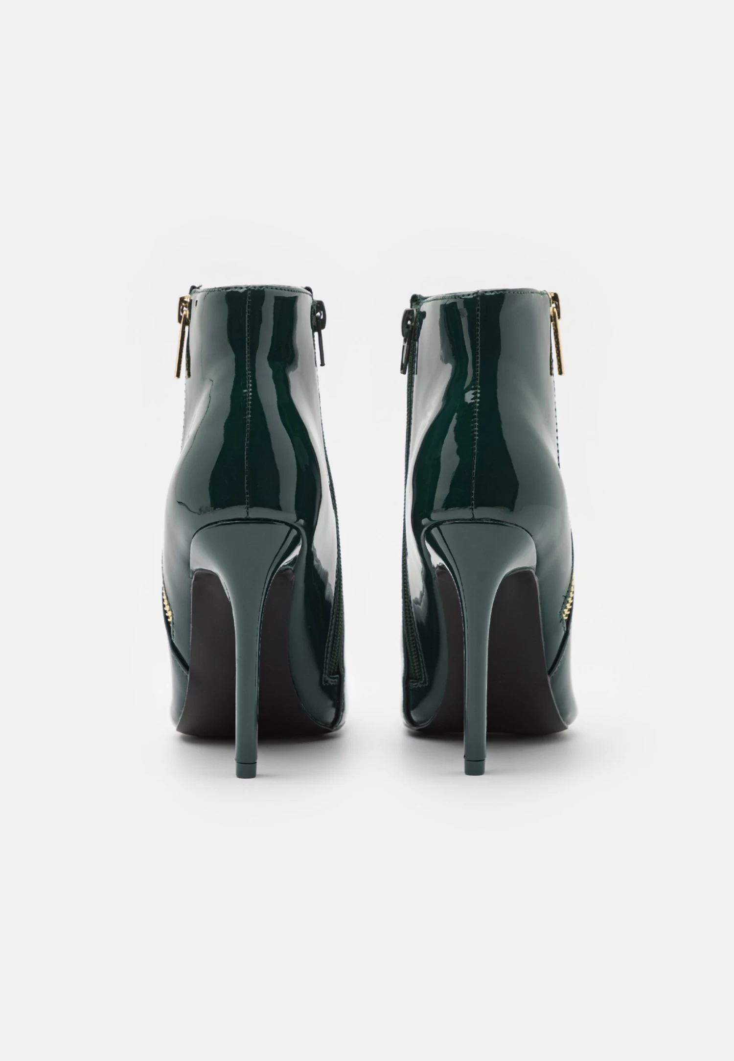 Even&Odd Enkellaarsjes Met Hoge Hak - Green 6 Even&Odd Enkellaarsjes Met Hoge Hak - Green - Afbeelding 4