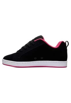 DC SHOES Court Graffik - Sneakers Laag - Black/Pink Stencil -Schoenenwinkel b4b4d268beb44d2eafe0c83d73c1f95f