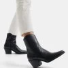 BERSHKA Heeled With Metallic Toe - Cowboy-/Bikerlaarsjes - Black 2 BERSHKA Heeled With Metallic Toe - Cowboy-/Bikerlaarsjes - Black -Schoenenwinkel bfea2cdd72464775bccce94b6f150871