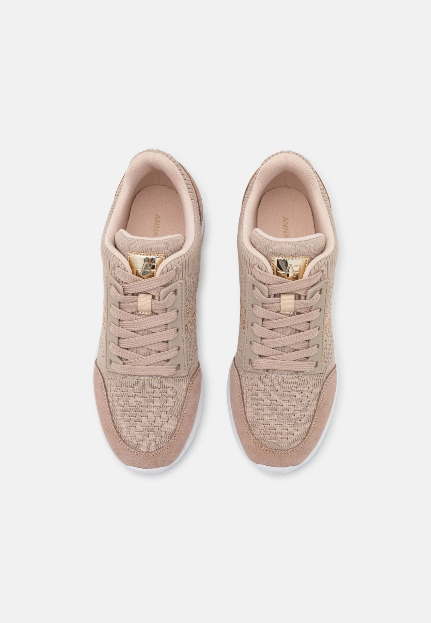 Anna Field Leather Mix - Sneakers Laag - Beige 8 Anna Field Leather Mix - Sneakers Laag - Beige - Afbeelding 6