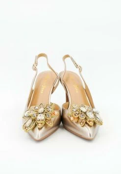 Alma En Pena Lagos - Hoge Hakken - Gold -Schoenenwinkel c5e199655b6248588ece2b7891c95ea4