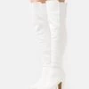 Anna Field Overknee Laarzen - White 1 Anna Field Overknee Laarzen - White -Schoenenwinkel c9a0a96285d2419ca549c52c442abdc7
