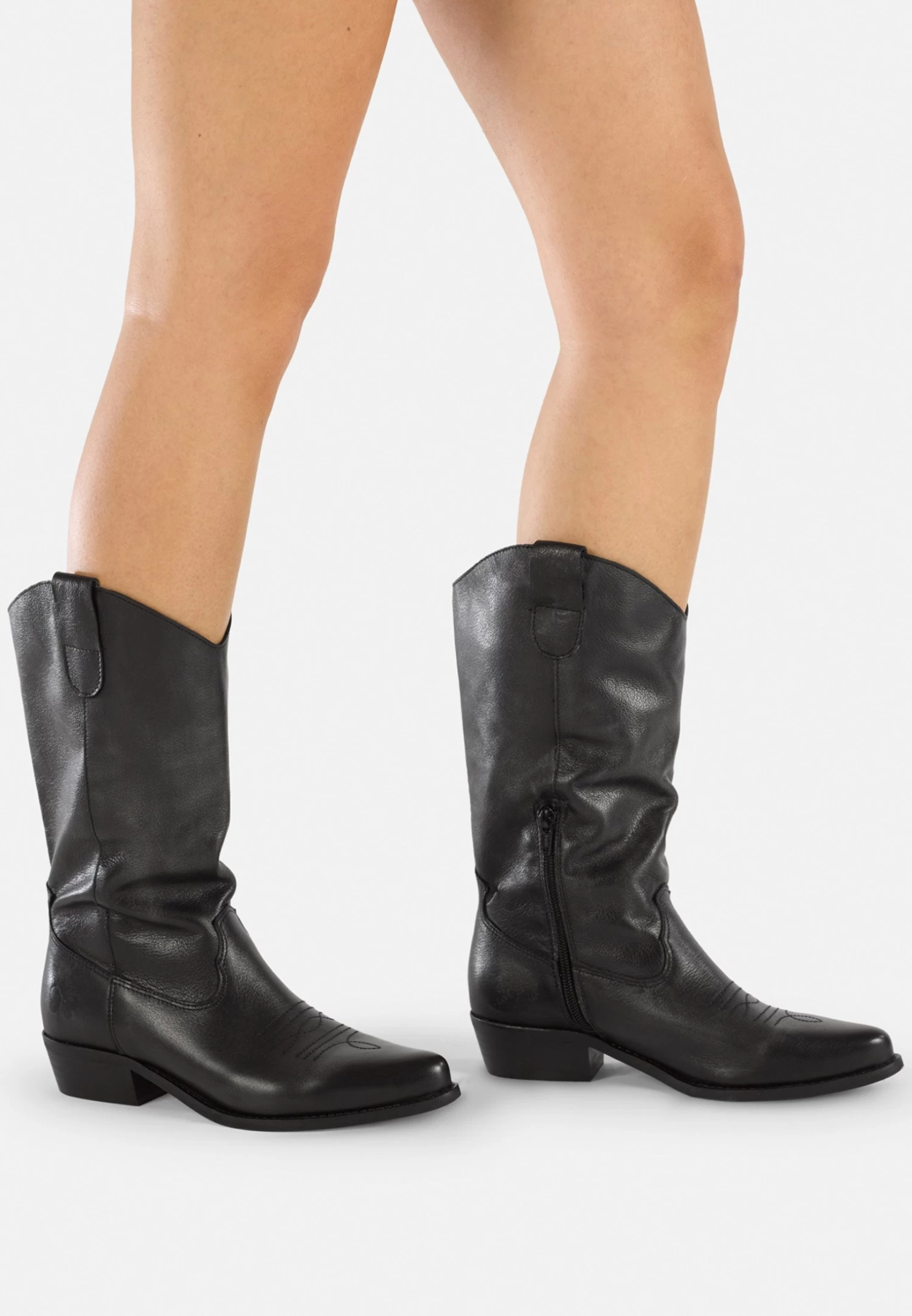 Cowboy-/Bikerlaarzen - Black 3 Cowboy-/Bikerlaarzen - Black