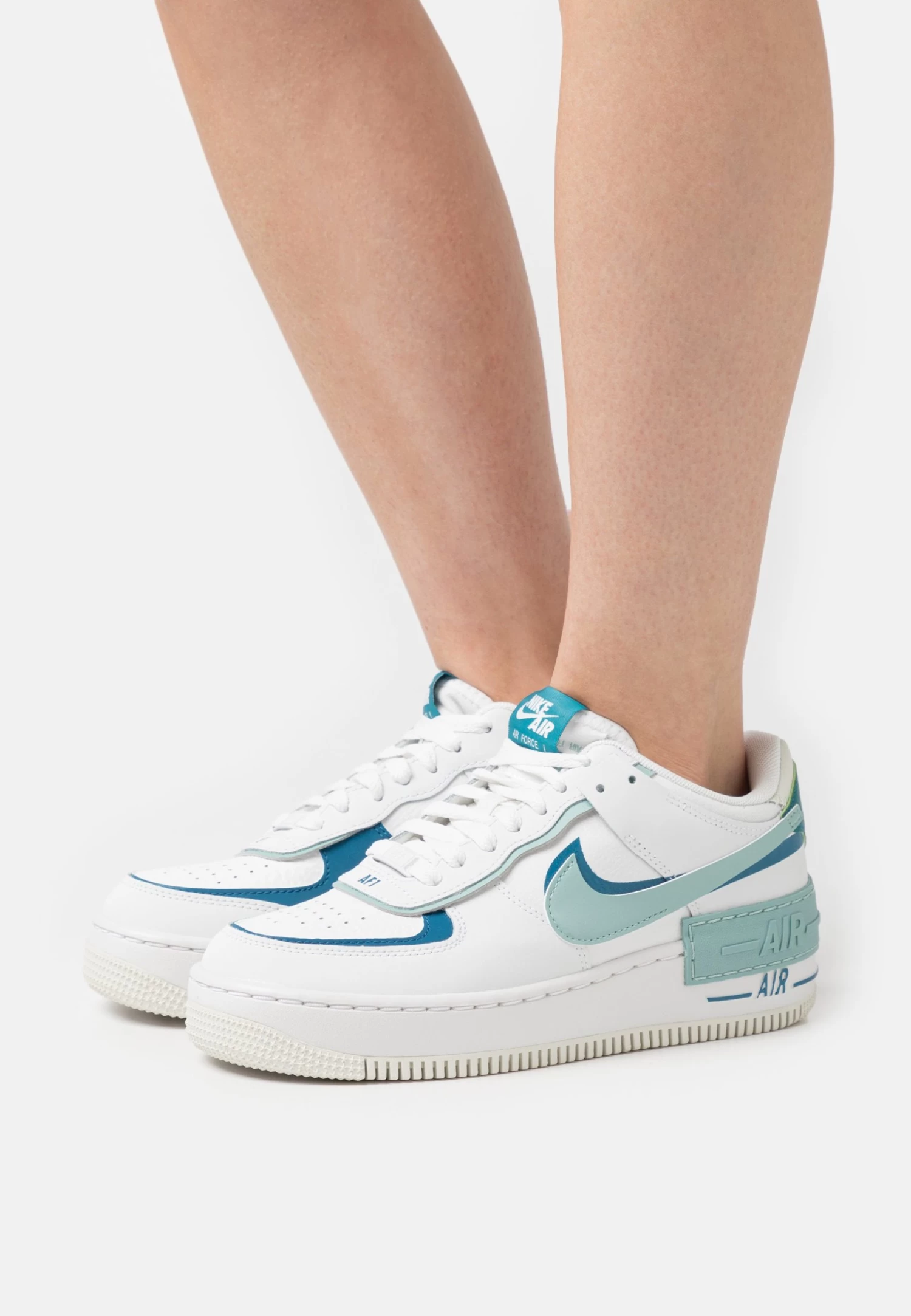 Nike Sportswear W Af1 Shadow - Sneakers Laag - Summit White/Mineral/Industrial Blue/Geode Teal/Sea Glass 3 Nike Sportswear W Af1 Shadow - Sneakers Laag - Summit White/Mineral/Industrial Blue/Geode Teal/Sea Glass