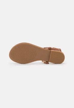 Anna Field Teensandalen - Cognac/Gold -Schoenenwinkel d2522170da0a448da4a496a939c13137