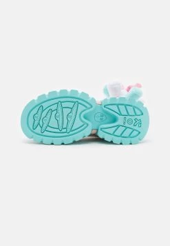 KOI FOOTWEAR Melanie Martinez Sweet Teddy Bear Platform Boots - Korte Laarzen - Blue/Pink/White -Schoenenwinkel d91d5964a2a6422b8f070bffa4e6b686