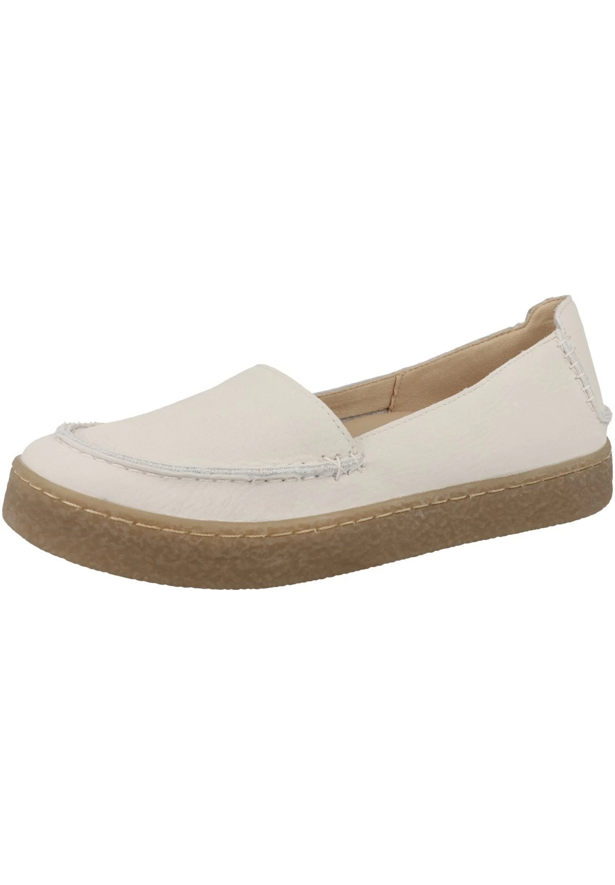 Clarks Barleigh - Instappers - Off White Leather 4 Clarks Barleigh - Instappers - Off White Leather - Afbeelding 2