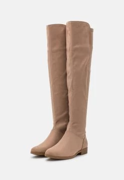 Anna Field Overknee Laarzen - Beige -Schoenenwinkel dd189346b0de44f78790627022fbaa66
