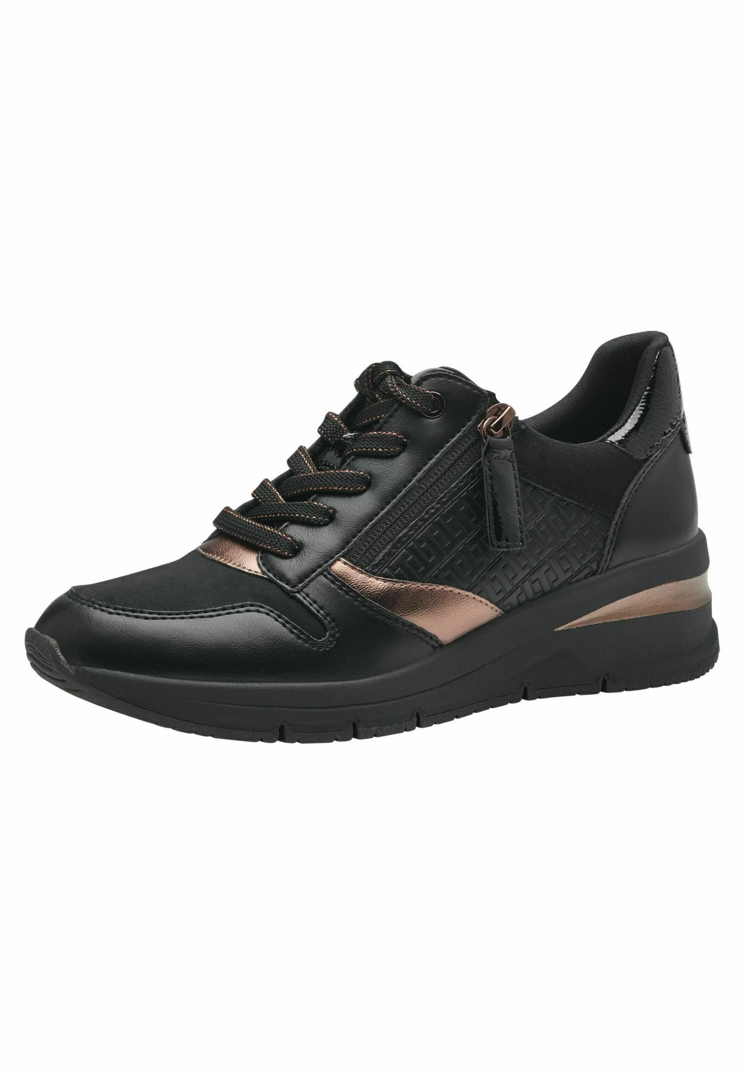 Tamaris Sneakers Laag - Black Copper 4 Tamaris Sneakers Laag - Black Copper - Afbeelding 2