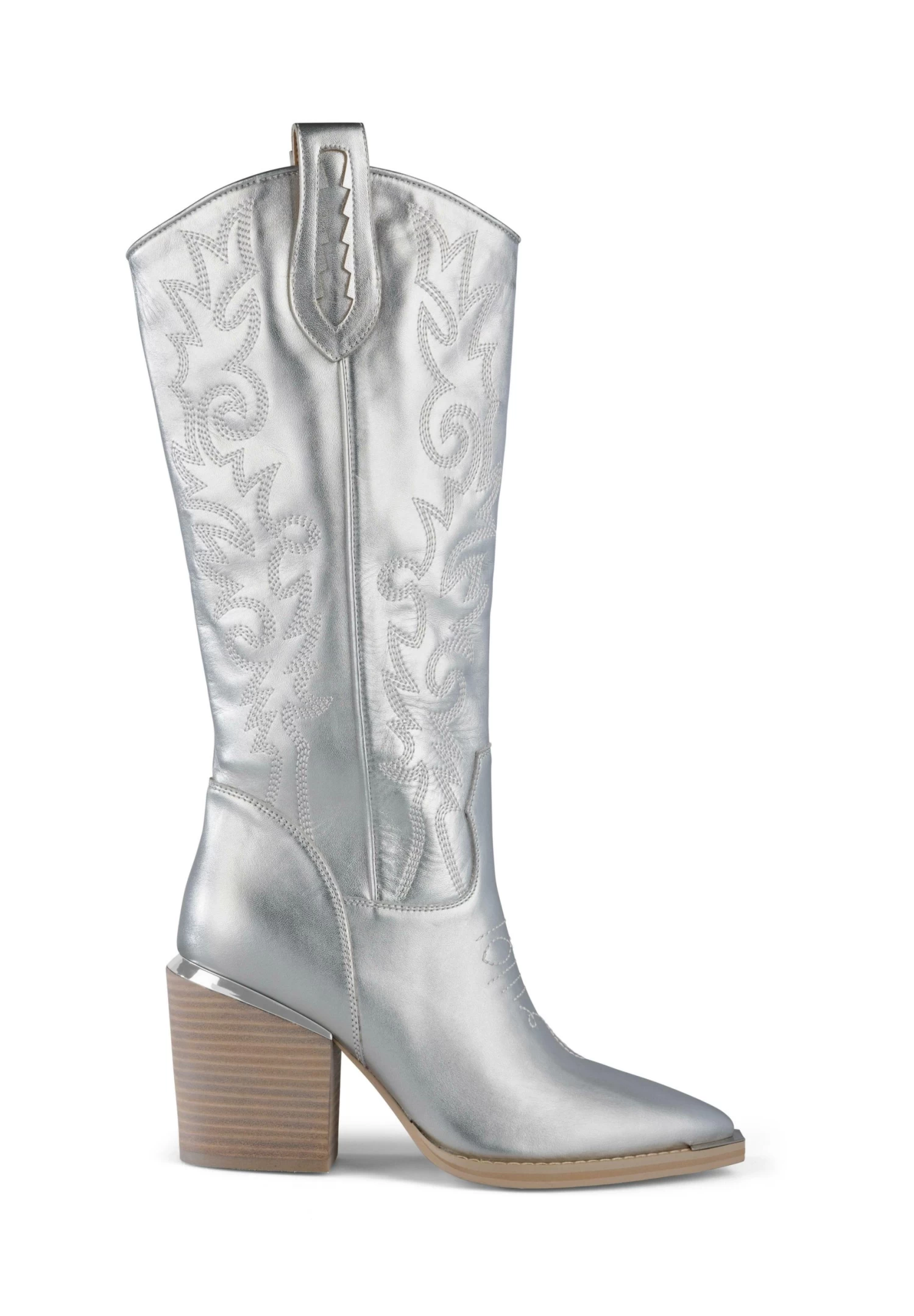 Alma En Pena Cynar - Cowboy-/Bikerlaarzen - Plata 3 Alma En Pena Cynar - Cowboy-/Bikerlaarzen - Plata