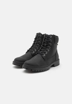 Pier One Unisex - Veterboots - Black -Schoenenwinkel eb41d9ac7a4049f8a7e01f6c2b1ca87e