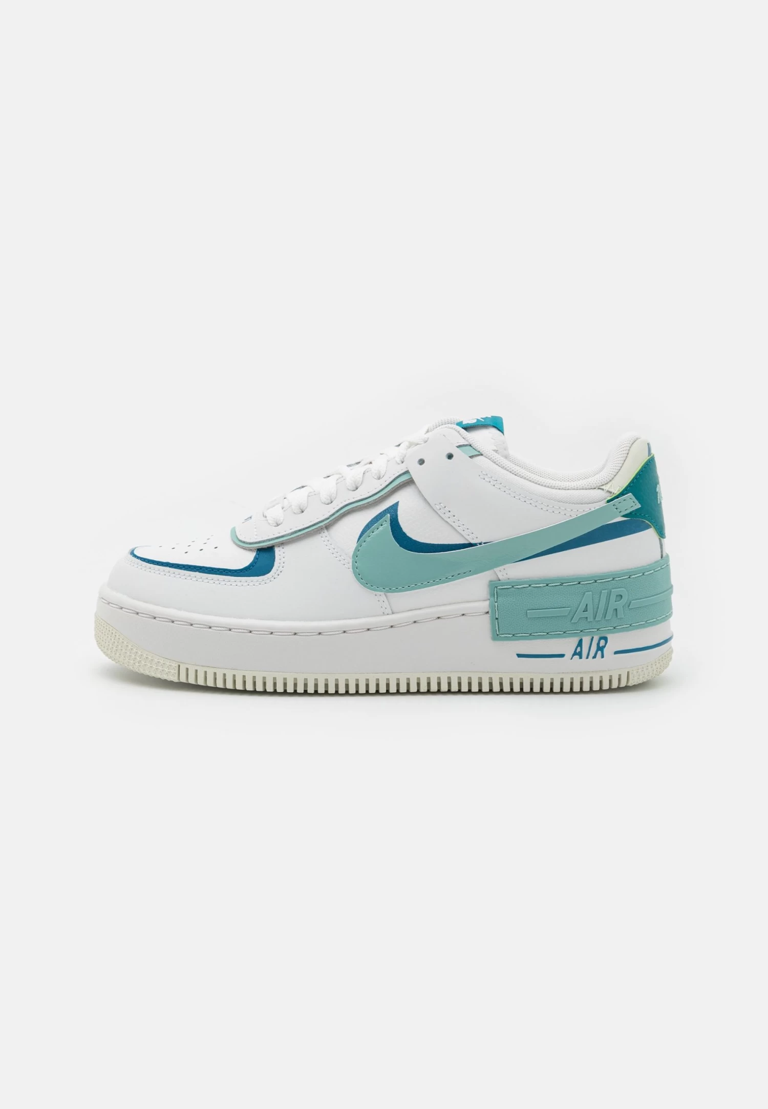 Nike Sportswear W Af1 Shadow - Sneakers Laag - Summit White/Mineral/Industrial Blue/Geode Teal/Sea Glass 4 Nike Sportswear W Af1 Shadow - Sneakers Laag - Summit White/Mineral/Industrial Blue/Geode Teal/Sea Glass - Afbeelding 2