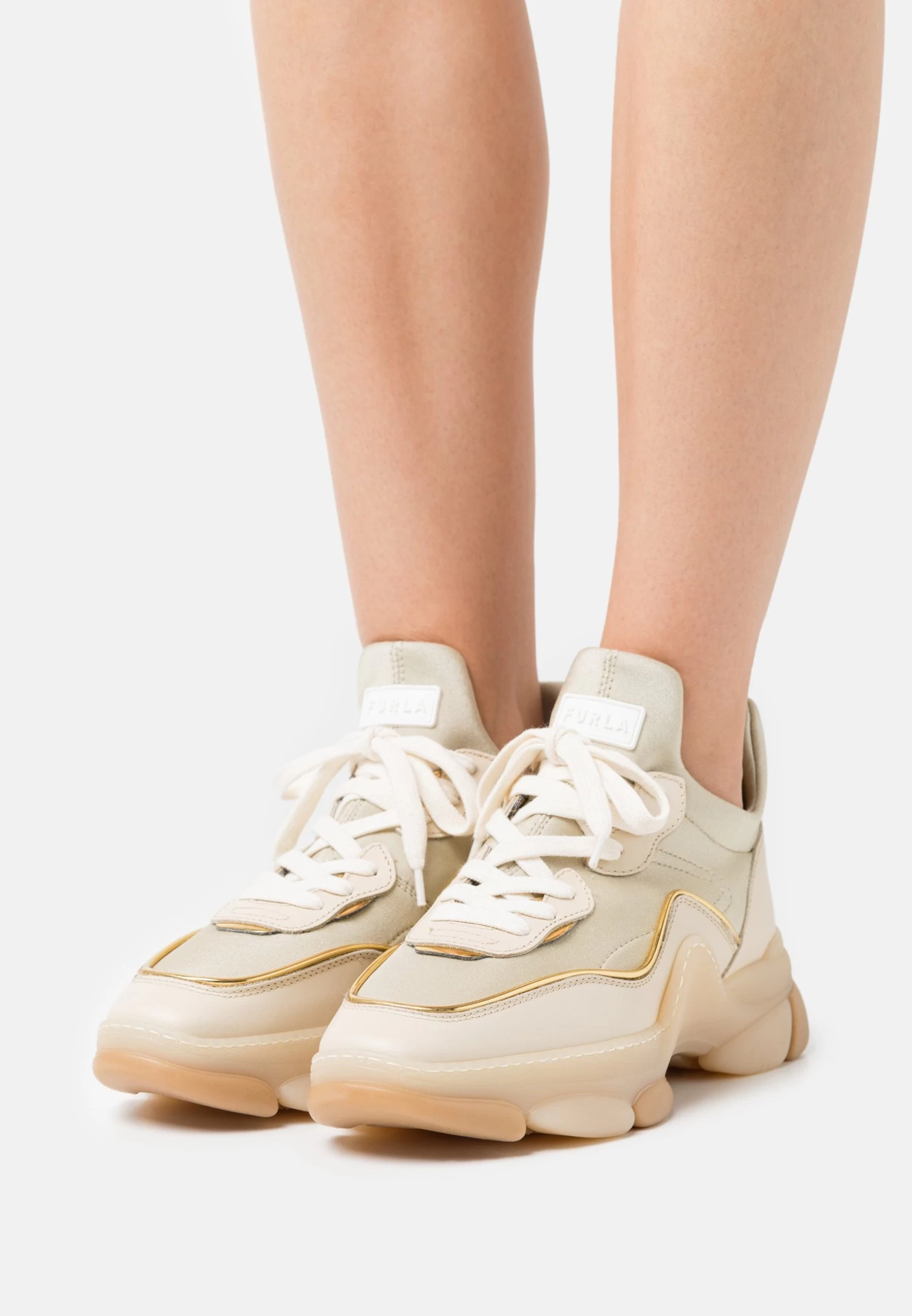 Furla Sneakers Laag - Sand/Pergamena/Color Oro Light 3 Furla Sneakers Laag - Sand/Pergamena/Color Oro Light