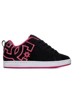 DC SHOES Court Graffik - Sneakers Laag - Black/Pink Stencil